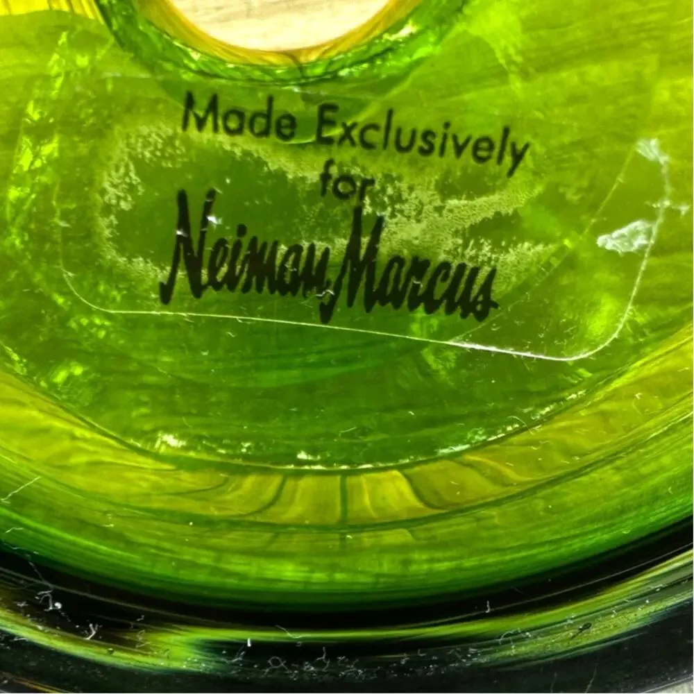 Neiman Marcus Cut-Glass Design Pitcher and Glasses Set-Made in Poland-Rare FInd - Picture 12 of 12